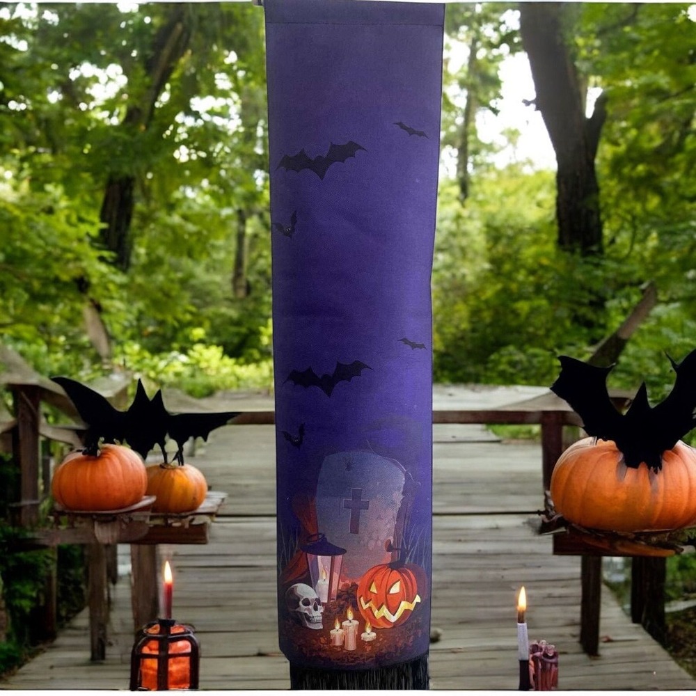 Haunted Nigh Halloween Tapestry